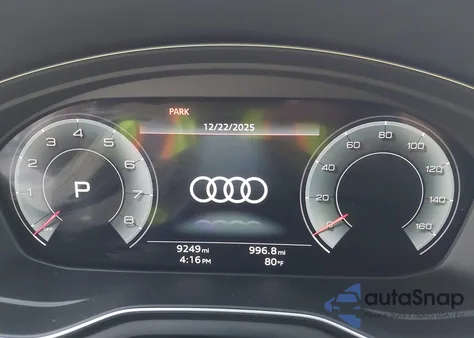 2025 Audi A5 Sportback Premium Plus 45 Tfsi S Line Quattro S Tronic z USA, uszkodzony, nr VIN WAUFACF55SA016233